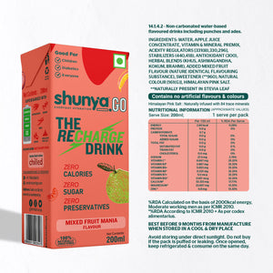 Shunya GO Mixed Fruit Mania - Tetra Pack