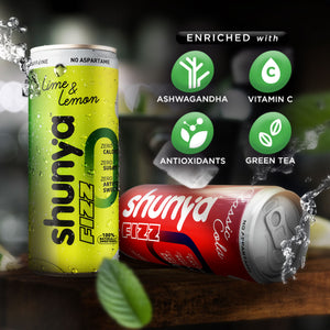 Shunya Fizz Combo - Classic Cola and Lime & Lemon